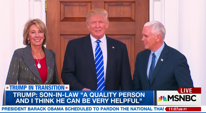 Betsy DeVos Donald Trump